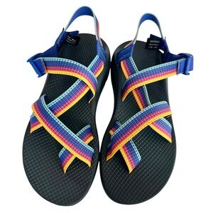 NWOB Chaco crisscross sport comfort sandal rainbow sunset Pride 8 Z/Cloud 2